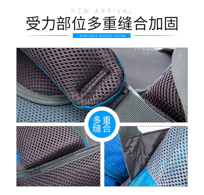 Ba lô leo núi ngoài trời ba lô nam nữ không thấm nước đi bộ đường dài ba lô ngoài trời 40L balo thời trang