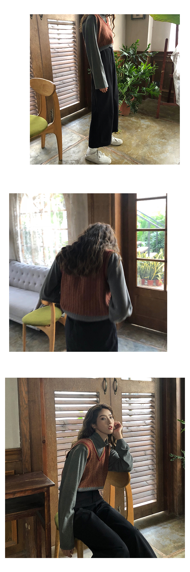 Áo vest vest sang trọng của Jmwomen mẫu áo len đẹp