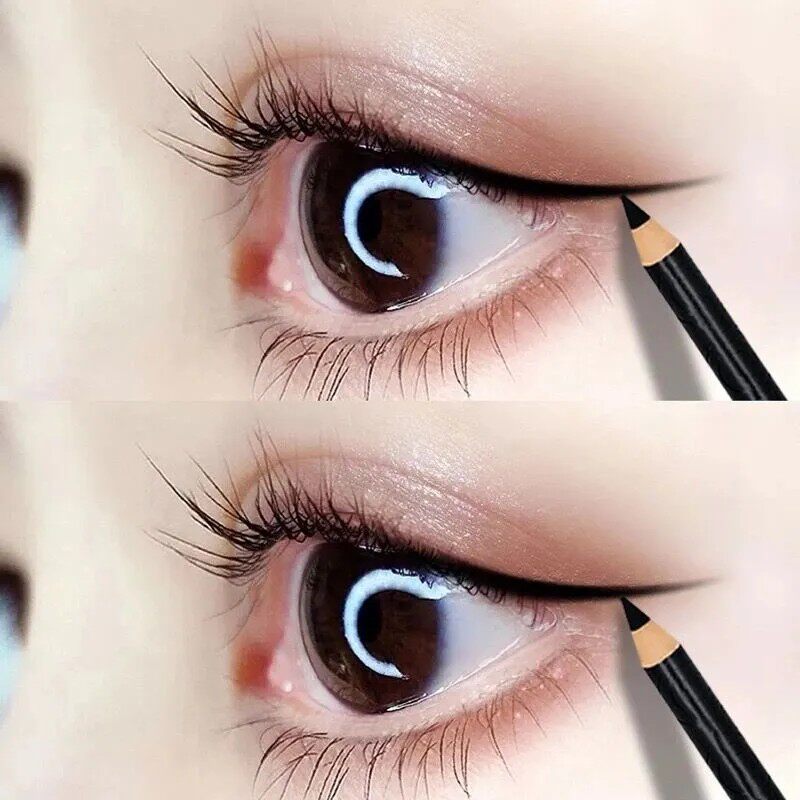 Eye line pens waterproof and anti-perspiration lasting not fainting beginners new hand pencil type hard head upgrade women's version smooth and extremely fine