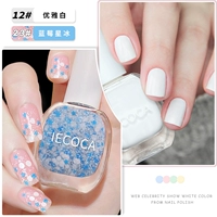 12 элегантный белый+23 Лед из черничной звезды+базовое масло+яркое масло