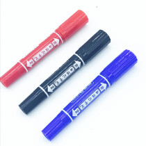 Hero 880 big double pen oil marker pen hook hook line does not fade big head pen mark