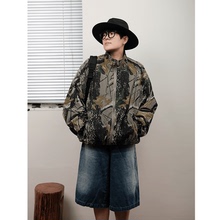 Ykoj Summer Fashion Brand UPF50 Silhouette Male and Female Standing Neck Branch Duck Hunting Camo Sunscreen Clothes Lightweight Coat