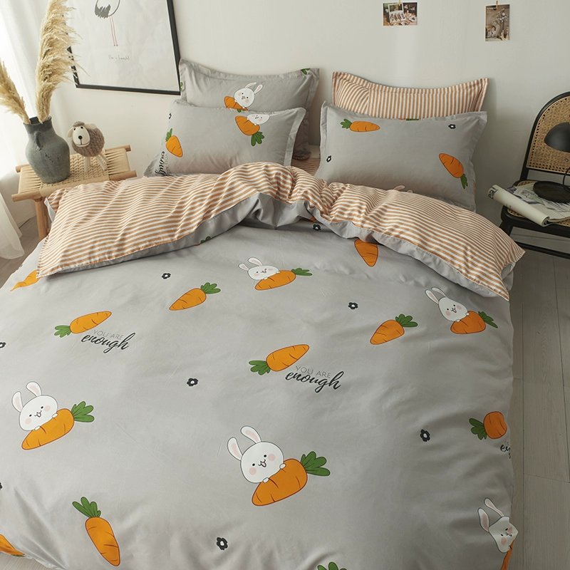 Net red ins god god fan duvet cover bốn mảnh set 1,5 / 1,8 mét giường đơn thủy triều nam ga trải giường ba 4 bộ m - Bộ đồ giường bốn mảnh