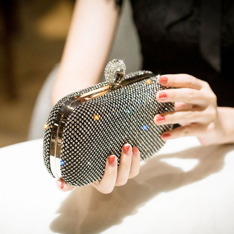 2023 New Clutch Bag, Banquet Socialite Clutch Bag, Dress Bag, Cheongsam Bag, Diamond-Encrusted Evening Bag, Small Clutch Bag for Women