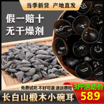 3 Jin Long White Mountain Special Grade Linden Wood Small Bowl Ear Autumn Agaric Bowl Ear Northeast Pure Wild Black Agaric Mouse Ear 1500g