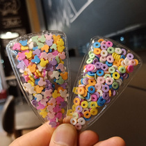 Cute hairclip PVC star candy resin soft pottery Korea East Gate triangle bbclip hair accessories