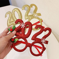2022 Digital Glasses Christmas Glasses New Year Glasses New Years Day Company Party Funny Glasses Props