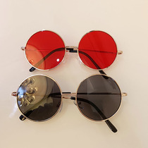 Children sun glasses boys and girls fashion show glasses retro street shooting Prince Mirror baby anti-ultraviolet sunglasses tide