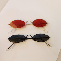 Childrens retro small round-frame sun glasses Zhongda fashion show sunglasses stage catwalk personality trend glasses men