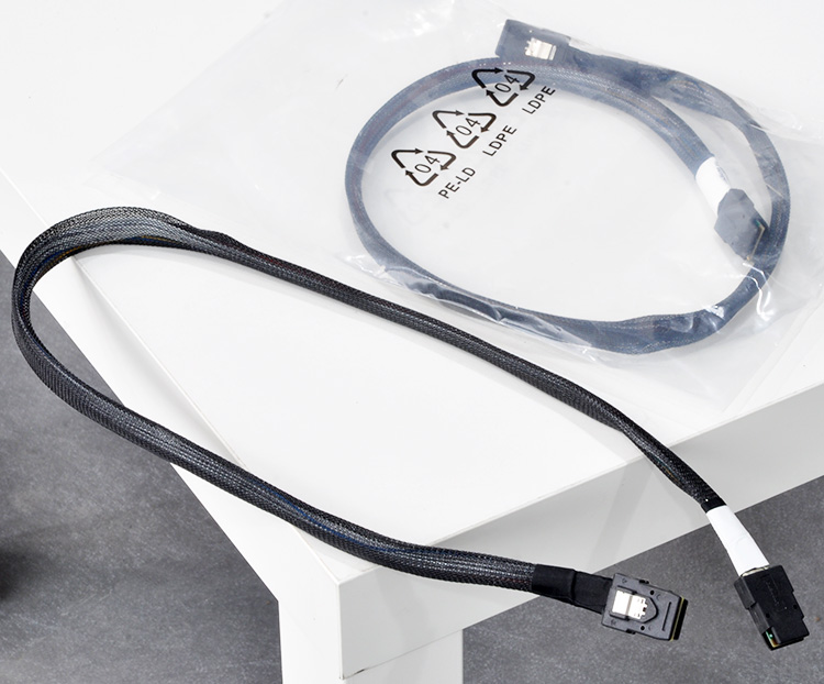 MINI SAS cable SFF8087 to SFF8087 6GB data cable