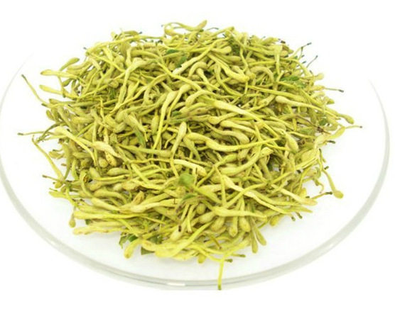Chinese herbal medicine herbal tea herbal tea honeysuckle tea Henan Honeysuckle Double Flower Second Flower New stock 500 gr