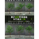 Artificial Horsewood Landscaping Plant for Decorating under Stairs, Fake Tree for Indoor Landscape, Simulated Green Plant Landscaping Combination