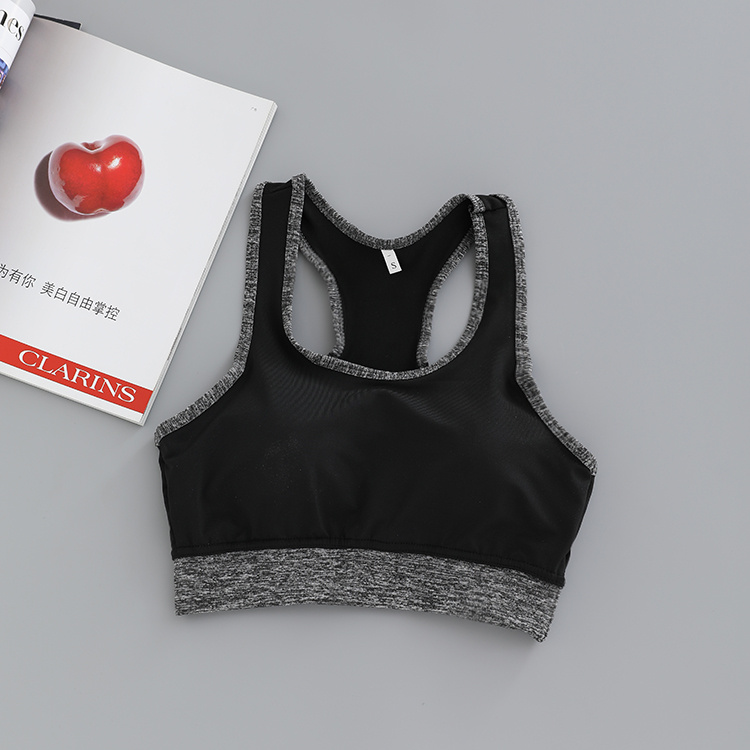 Thể thao đồ lót nữ chống sốc kích thước lớn áo ngực thể thao quần áo yoga vest phòng tập thể dục chạy mùa hè nhanh chóng làm khô sinh viên không có dấu vết áo tập yoga đẹp