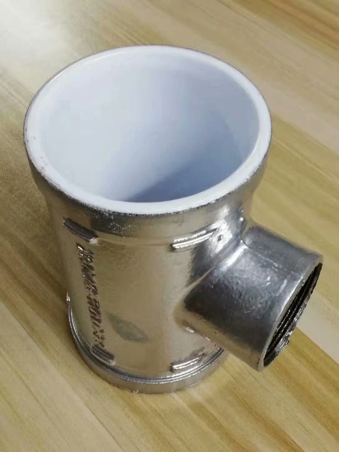 Trench silk-connected heterodiameter tee-clamp-to-wire buckle tee fire trench Diameter Change Tee 80 * 50100 * 50 * 50