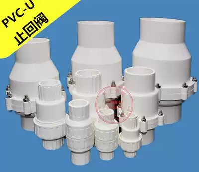 PVC check valve water pipe check valve one-way anti-backflow valve 20 25 32 40 50 63 pipe fittings