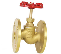 J41W-16T Copper Flange Globe Valve Pure Brass Thickened Flange Globe Valve Flange DN15-150