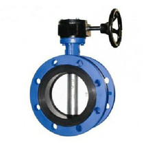 Turbine Flange Butterfly Valve D341X-10 Cast Iron Flange Turbine Soft Seal Butterfly Valve DN100 80 125