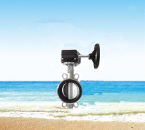 D371X-16P wafer type turbine all stainless steel 304 butterfly valve EPDM seat DN50 80 100