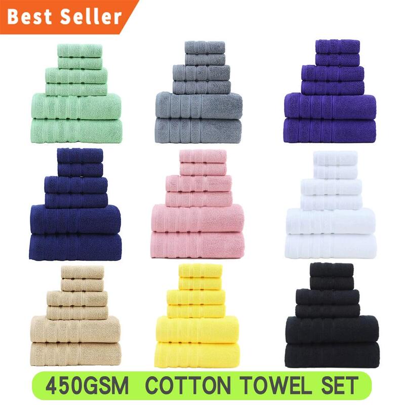 Pure Cotton Towel Bath Towel Three-Piece Set 3Pcs Luxury Bath Towel Set Cotton Towels Pure Cotton Towel Bath Towel Three-Piece Set 3Pcs Luxury Bath Towel Set Cotton Towels