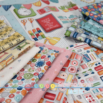 US imported cotton fabric handmade cloth Sewing Room sewing room I1