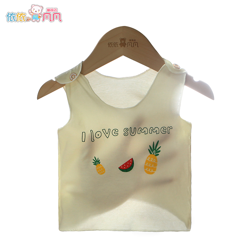 Mua hai gửi một trẻ sơ sinh vest cotton bốn mùa bé bảo vệ rốn bé mùa hè baby baby nửa dưới lại.