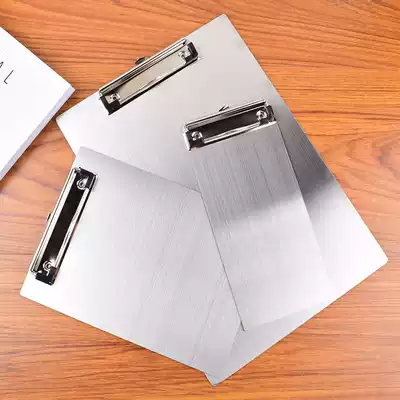 Stainless steel A4 file splint A5 board clip writing board file finishing board clip menu food splint
