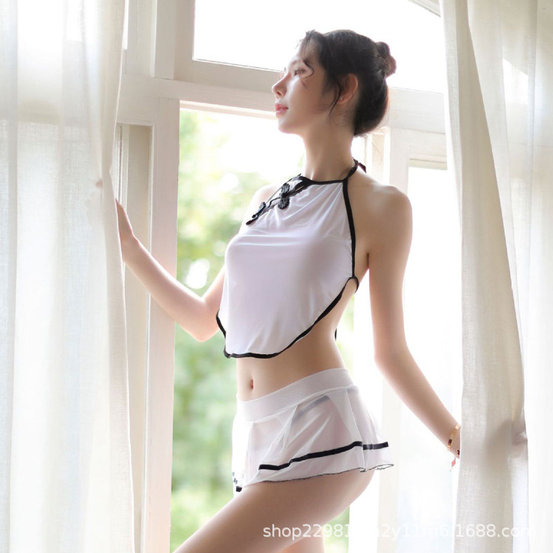 Sex lingerie sexy temptation plus size passion free from classical belly pocket small chest bed teasing uniform pajamas female