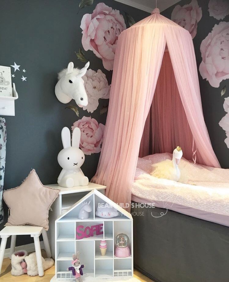 phiên bản dày của lớp vỏ cửa sổ trần đĩa giường ngủ gạc và trang trí tấm màn che góc trên bednets cô gái tim Chơi Nhà - Bed Skirts & Valances rem giuong