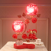 Gift wedding room dowry atmosphere happy lamp wedding woman dowry lamp creative wedding red wedding supplies warm