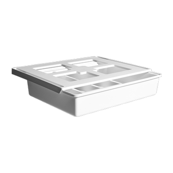 Under the table stationery storage box hidden pulling and smooth