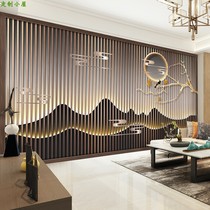 Bamboo Wood Fiber TV Background Integrated Wall Panel Hotel Tea Room Furnishing wall panel 3d Living room Bedroom Quick-loading buckle plate