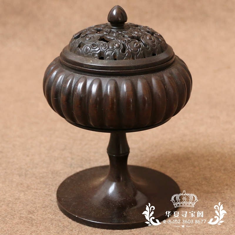 NEW新品 香炉 唐子 三足 茶道具 香道具 時代物 銅器 からがね 真鍮総