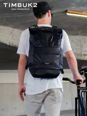 TIMBUK2 black Grid backpack shoulder street travel retro tidal style backpack can hold 13 inch computer