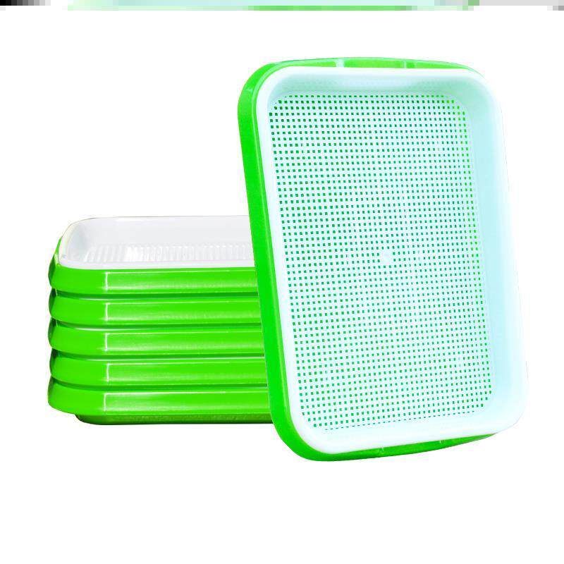 Thicken and deepen the nursery tray nutrition tray plastic nursery box plug tray succulent nursery pot bud plate planting tray tray