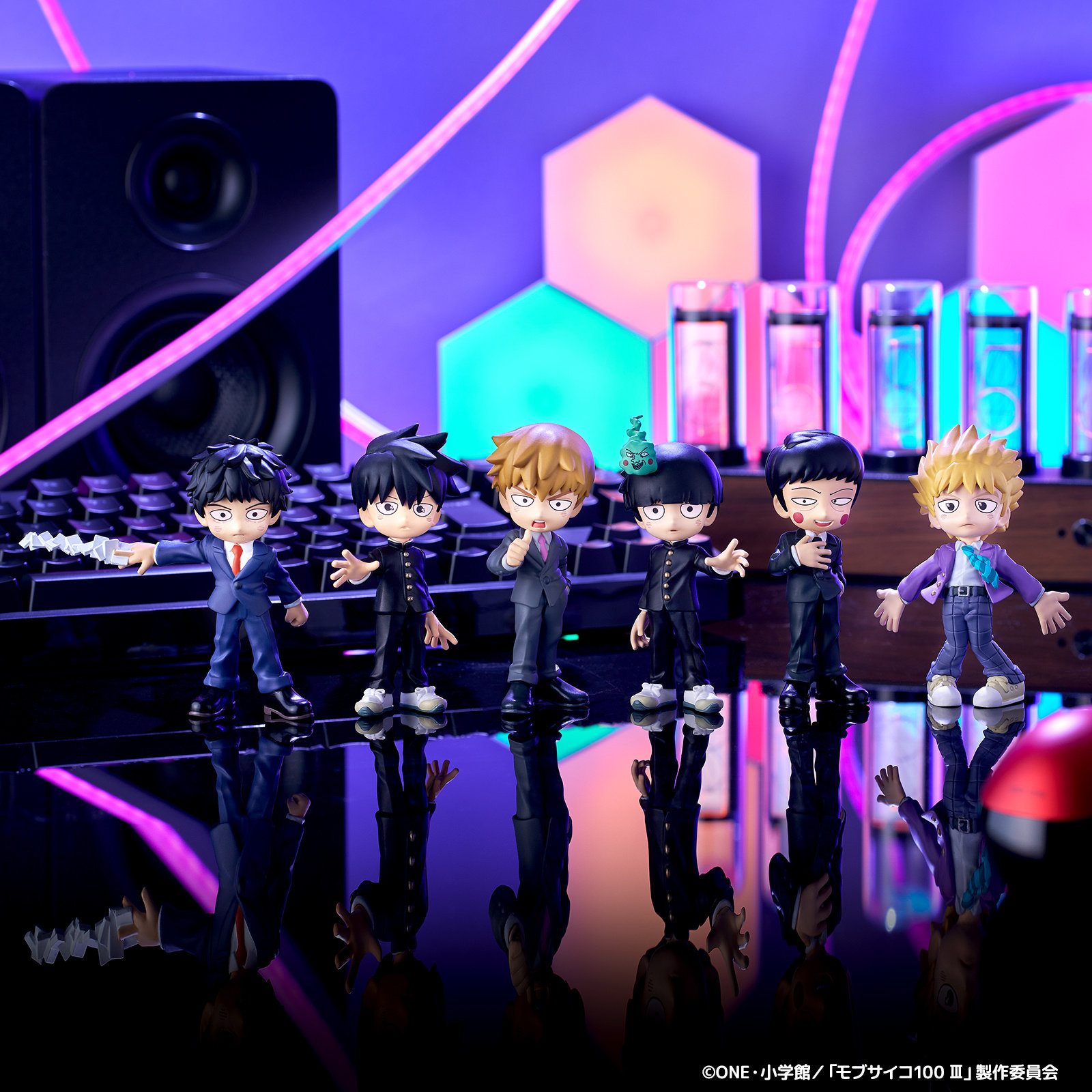 Figure Mob Psycho 100 III PalVerse (Set of 6) (PVC Figure) Bushiroad Creative