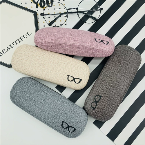 Милые детские портативные ретро солнцезащитные очки подходит для мужчин и женщин, коробка для хранения, простой и элегантный дизайн