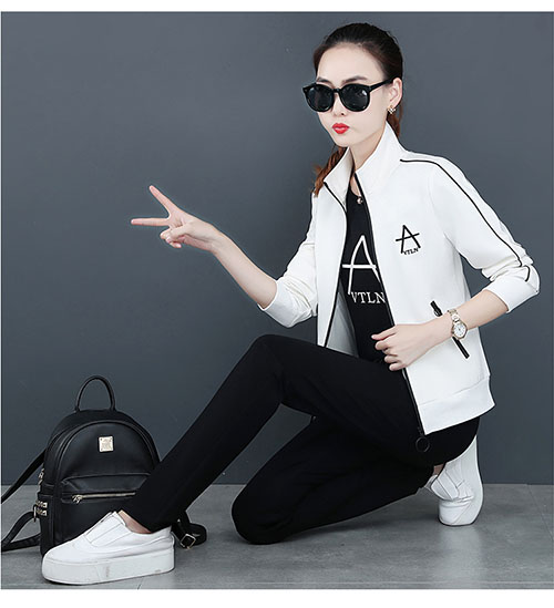 Bộ đồ thể thao mùa xuân 361 phù hợp với nữ mới Jordan thương hiệu cotton lỏng thời trang áo len giản dị ba mảnh nữ - Thể thao sau bộ quần áo thể thao