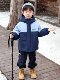 Boys' Fleece-Lined Jacket Autumn and Winter Parka 2026 New Style Children's Thick Cotton Coat Stylish Baby Winter Cotton Clothing