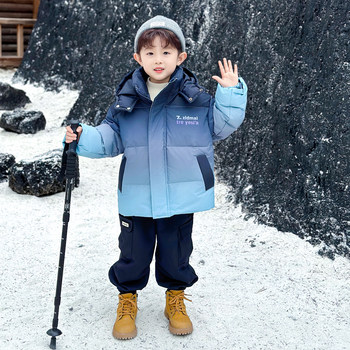 Boys' down Jacket Winter 2025 New Style Children's Thickened Warm White Duck down Coat Boys' Winter down Cotton Jacket