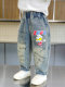 Ultraman Clothing Boys' Jeans Autumn 2025 New Stylish Children's Long Pants Boys' Spring and Autumn Pants
