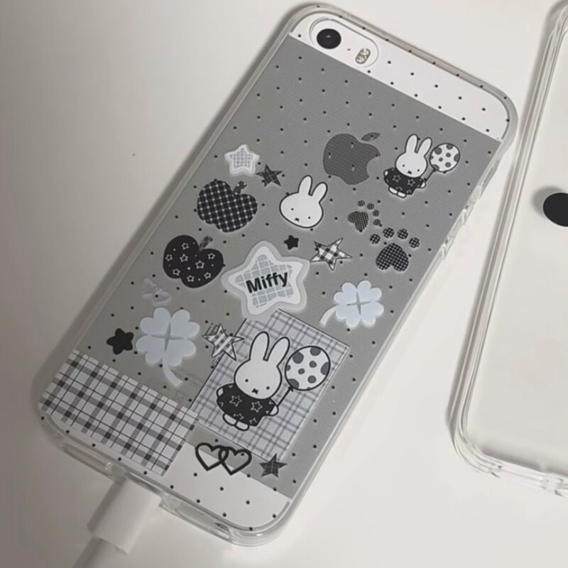 Black and White Apple Miffy Rabbit Case Suitable for iPhone 15, iPhone 14 Pro Max, Full Coverage, Cute, Soft, Anti-Drop, Protective Case for iPhone 13 Pro, 17 Pro Max, 11, 16, XS Max, Couple, 8P Black and White Apple Miffy Rabbit Case Suitable for iPhone 15, iPhone 14 Pro Max, Full Coverage, Cute, Soft, Anti-Drop, Protective Case for iPhone 13 Pro, 17 Pro Max, 11, 16, XS Max, Couple, 8P
