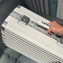 Suitcase à cadre en aluminium japonais disponible pour les personnes assises-barre de traction multifonction case 20 pouces roue universelle neuf valise hommes et femmes