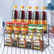Shelf kitchen Sauce Vinegar Bottle vinegar Bottle Pepper Powder Rack Table Top home Dresser Containing Box Finishing Rack