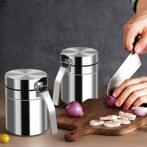 Fonsuo Stainless Steel Seasoning Jars Box Chicken Essence Salt pepper Pepper Flour pepper Pepper Flour kitchen Home Kitchen New Products