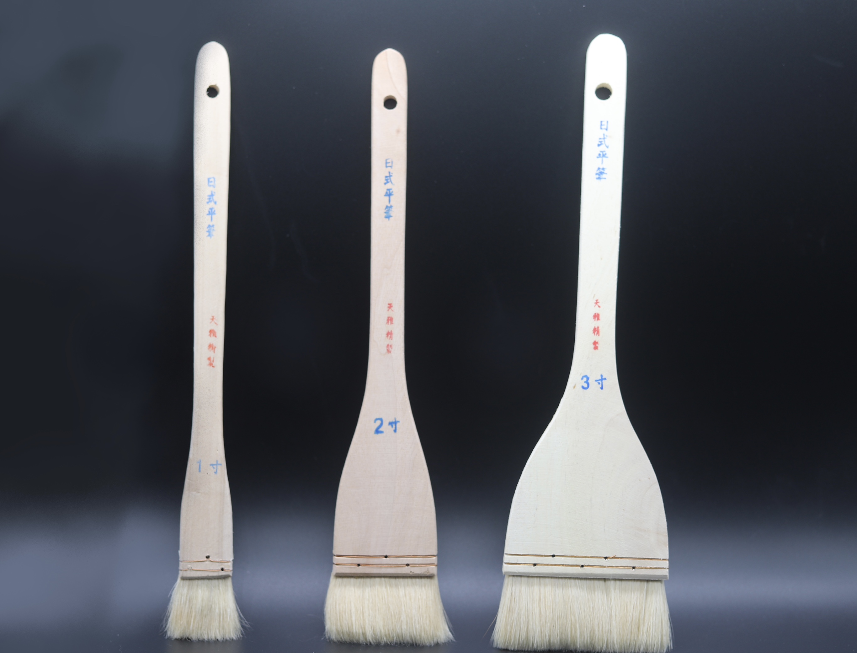 Frog Rain Pond Tianya Rock Color China Painting Mural Rock Color Special Refined Goat's Tail Hair Day Style Flat Pen Wide Pen Brush-Taobao