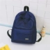 2017 mới ba lô túi nylon vải không thấm nước túi rắn màu đơn giản túi cô gái Nhật Bản và Hàn Quốc vải thủy triều balo nam adidas Ba lô