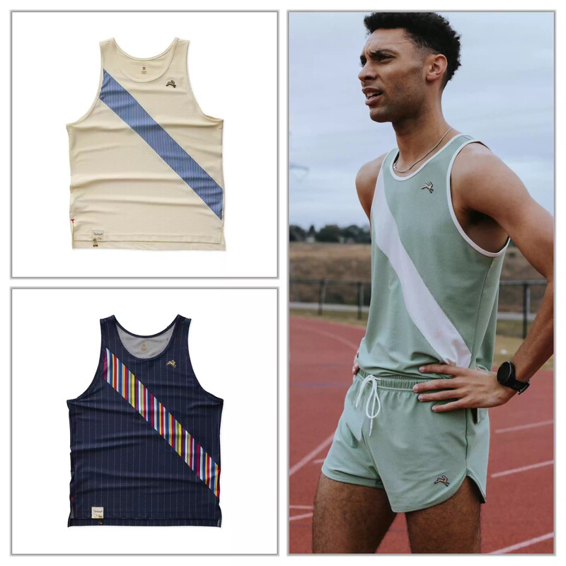 Men's Summer Tracksmith Bunny Breathable Retro Marathon Quick-Drying Running Sports Vest