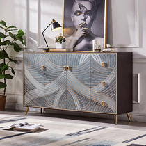 Bucket cabinet Light luxury wind entrance cabinet Modern simple door shoe cabinet Household living room dining side cabinet American decorative locker