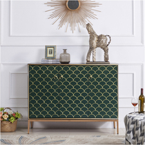 New Chinese shoe cabinet Entrance cabinet Partition cabinet Entrance hall cabinet Light luxury dining side cabinet Storage cabinet Door decoration cabinet