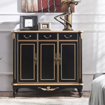 American shoe cabinet Entrance cabinet Partition foyer cabinet European dining side cabinet Small household-shaped locker Storage cabinet Light luxury cabinet